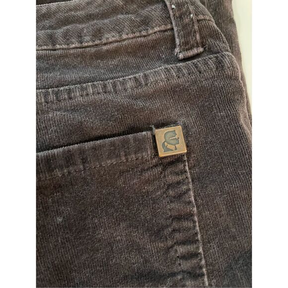 Karl Lagerfeld Pants‎ Womens 10 Brown Velvet A48 - Picture 7 of 7